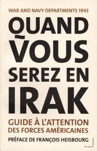 Couverture du livre Quand vous serez en Irak